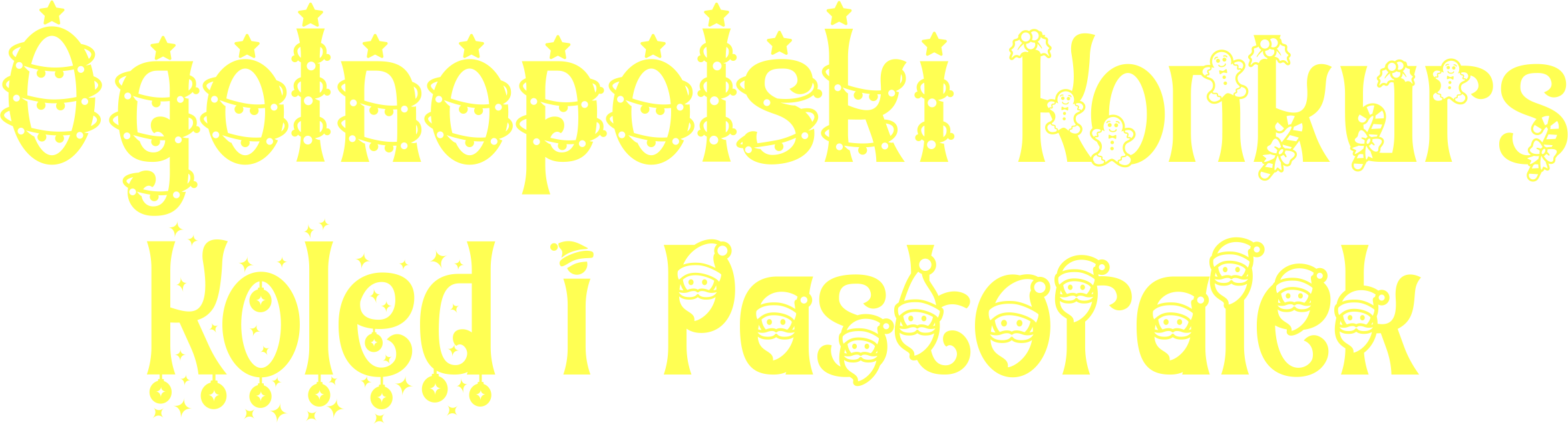 Napis - Ogólnopolski Konkurs